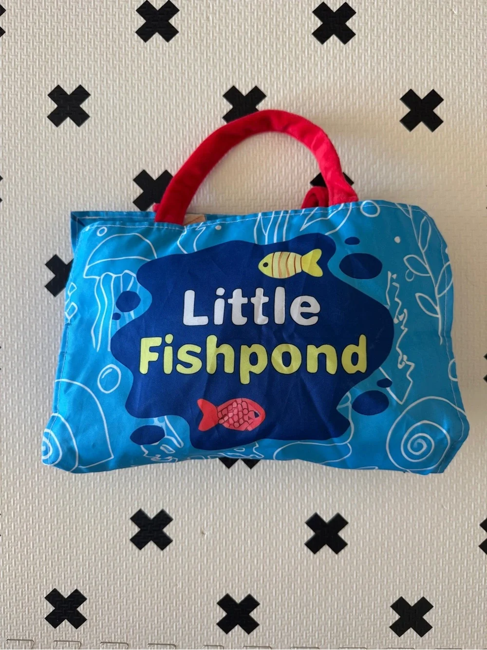 Little Fishpond Montessori Fishing Game for Toddlers w Stacking Cups Ages 1+ EUC
